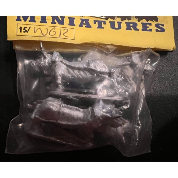 Museum Miniatures 15/WG12 Lead Figurine (Oxen? Bulls? Cows?) Set For Collectors - Picture 3 of 6